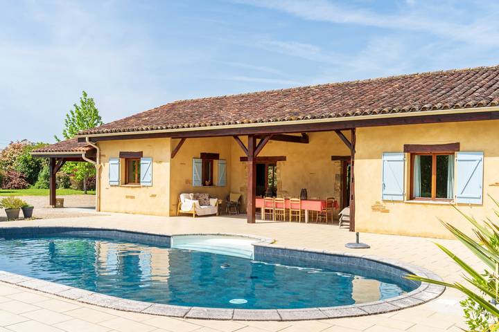 Maison de vacances pour 8 personnes, avec Jardin dans le Gers
