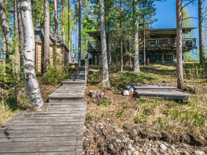 Ferienhaus für 5 Personen, mit Terrasse und Sauna in Kitee
