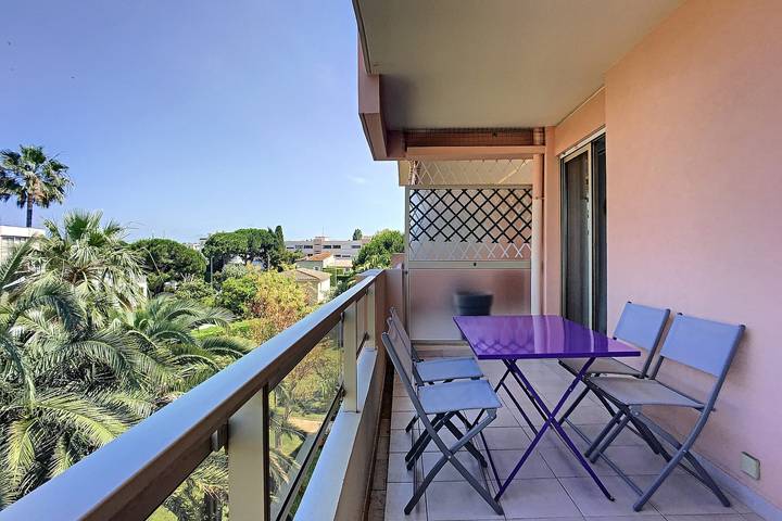 Studio für 4 Personen, mit Pool und Balkon, kinderfreundlich in Antibes - 3