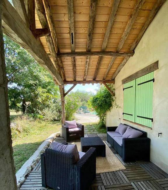 Location de vacances pour 10 personnes, avec Terrasse ainsi que Jardin et Piscine à Monestier - 2