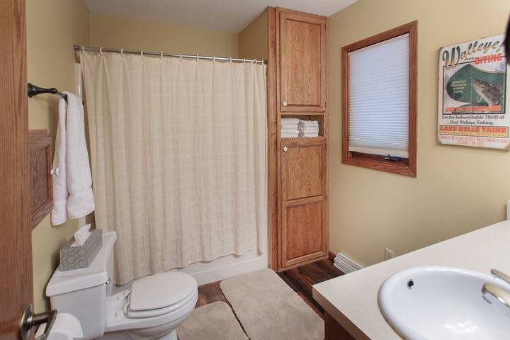 Vacation house for 12 people, with yard in Minnesota