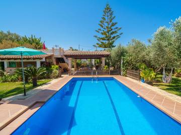 Ferienhaus in Selva, Mallorca Inselmitte für 6 