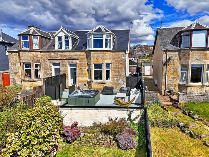 Holiday rental for 8 people, with Ocean view and Balcony as well as Terrace and Hot tub in Ayrshire