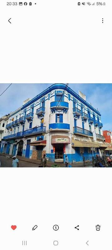 Gîte pour 3 personnes, avec vue et balcon dans Larache