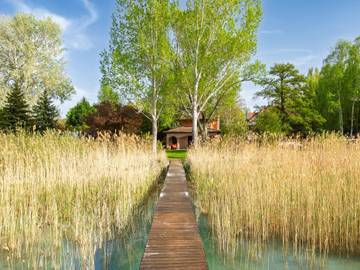 Ferienhaus für 6 Personen, mit Seeblick und Balkon in Plattensee Südufer