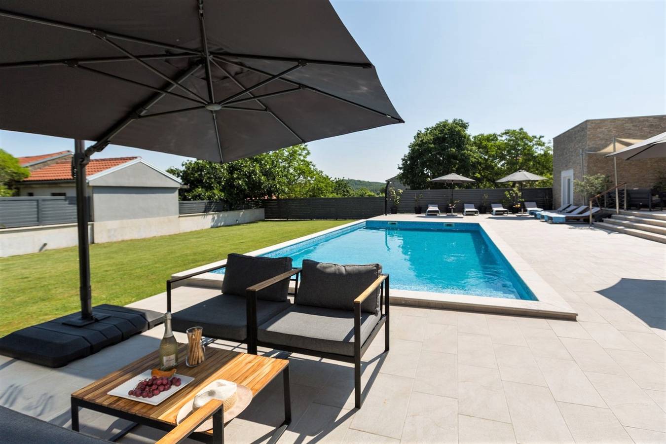Villa Mabella – Villa mit großem privatem Pool, Fitnessraum, Kinderspielzimmer und Billard in Rovinjsko Selo, Rovinj und Umgebung