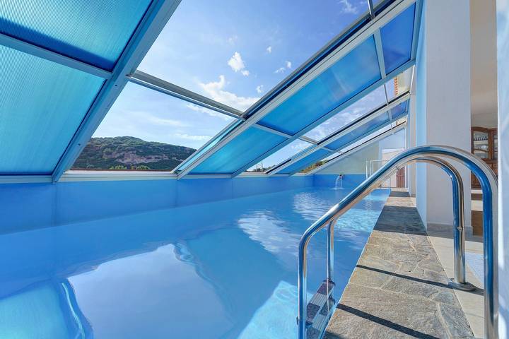 Villa Nuragica – Room with Private Bathroom and Pool View in Nuraxi Figus, Gonnesa