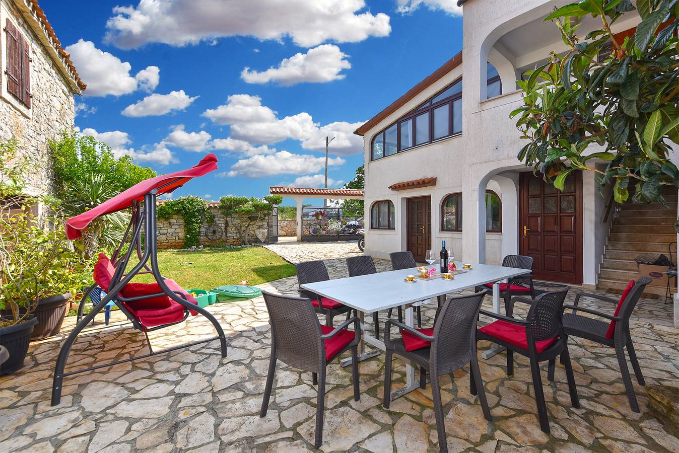 Geheel appartement, Vakantieappartement voor 6 personen met balkon in Grad Vodnjan, Zuidkust Istrië
