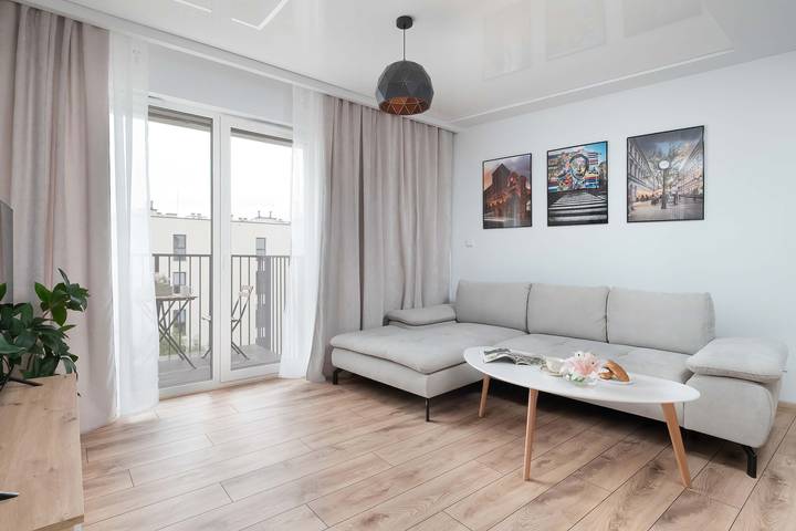 Apartament wakacyjny dla 4 osób, z Ogród w Województwo łódzkie