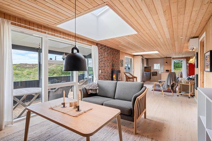 Ferienhaus in Skodbjerge nah am Meer und am Fjord mit Blick auf die Dünen in Skodbjerge, Hvide Sande