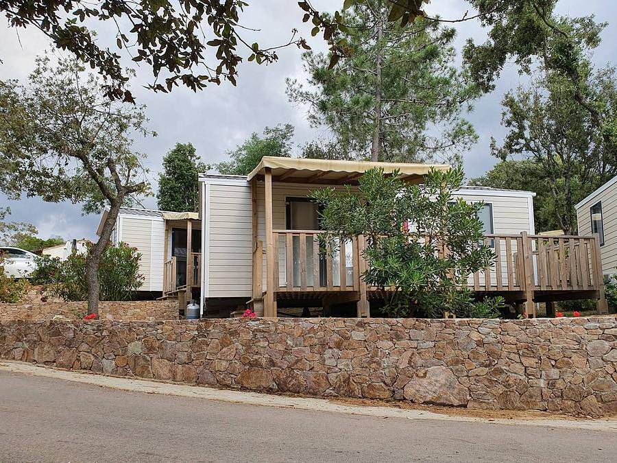Camping Lacasa - Mobilheim 7 personen - 3 Schlafzimmer - 7 Personen in Calcatoggio, Ajaccio und Umgebung