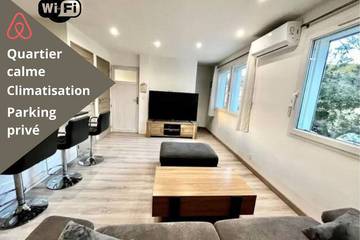 Gîte pour 6 personnes, avec jardin à Saint-Chamas