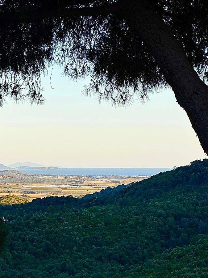 Casa di Caccia Le Foreste con tre camere, tre bagni e aria condizionata in Suvereto, Etruskische Küste