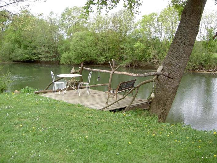 Camping pour 2 personnes, avec Terrasse ainsi que Jardin et Vue