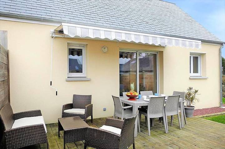 Maison de vacances pour 3 personnes, avec terrasse et jardin, animaux acceptés
