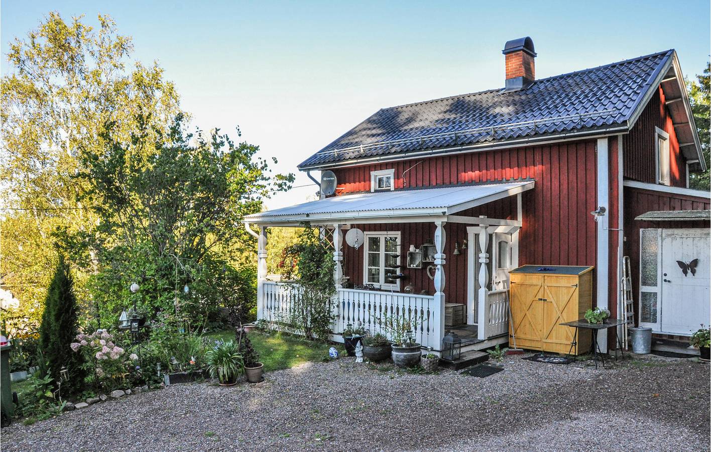 Ferienhaus für 7 Personen mit Terrasse in Dalslands Kanal