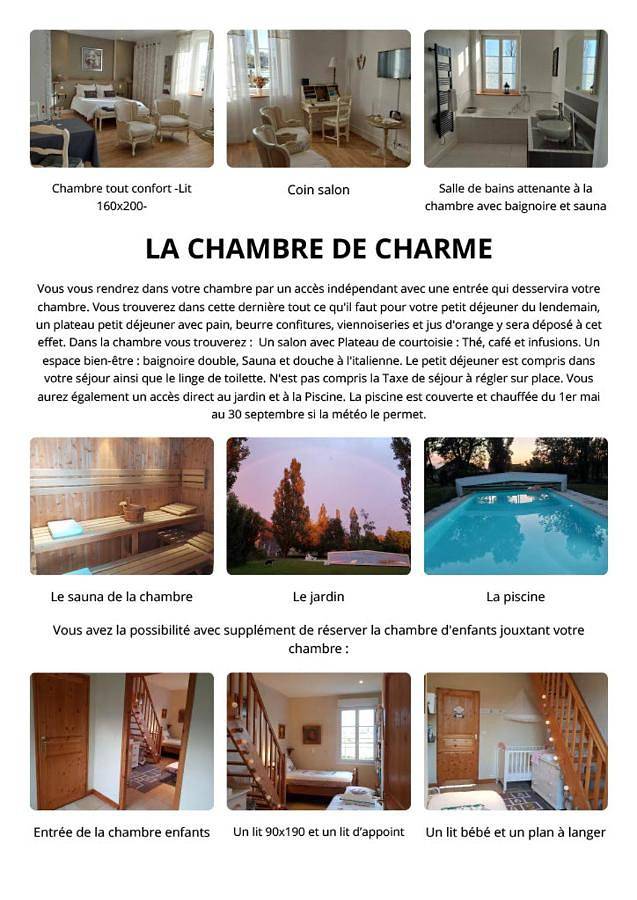 Location de vacances pour 2 personnes, avec jardin et piscine ainsi que vue et sauna à Avallon - 2