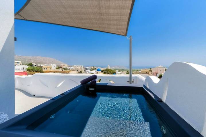 Location de vacances pour 2 personnes, avec jacuzzi et jardin à Megalochori - 4