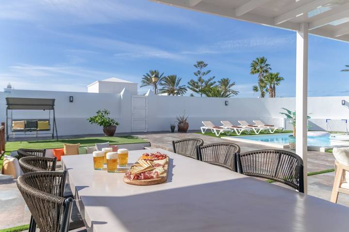 Chalet para 12 personas, con jardín, Se admiten mascotas en Lanzarote - 3