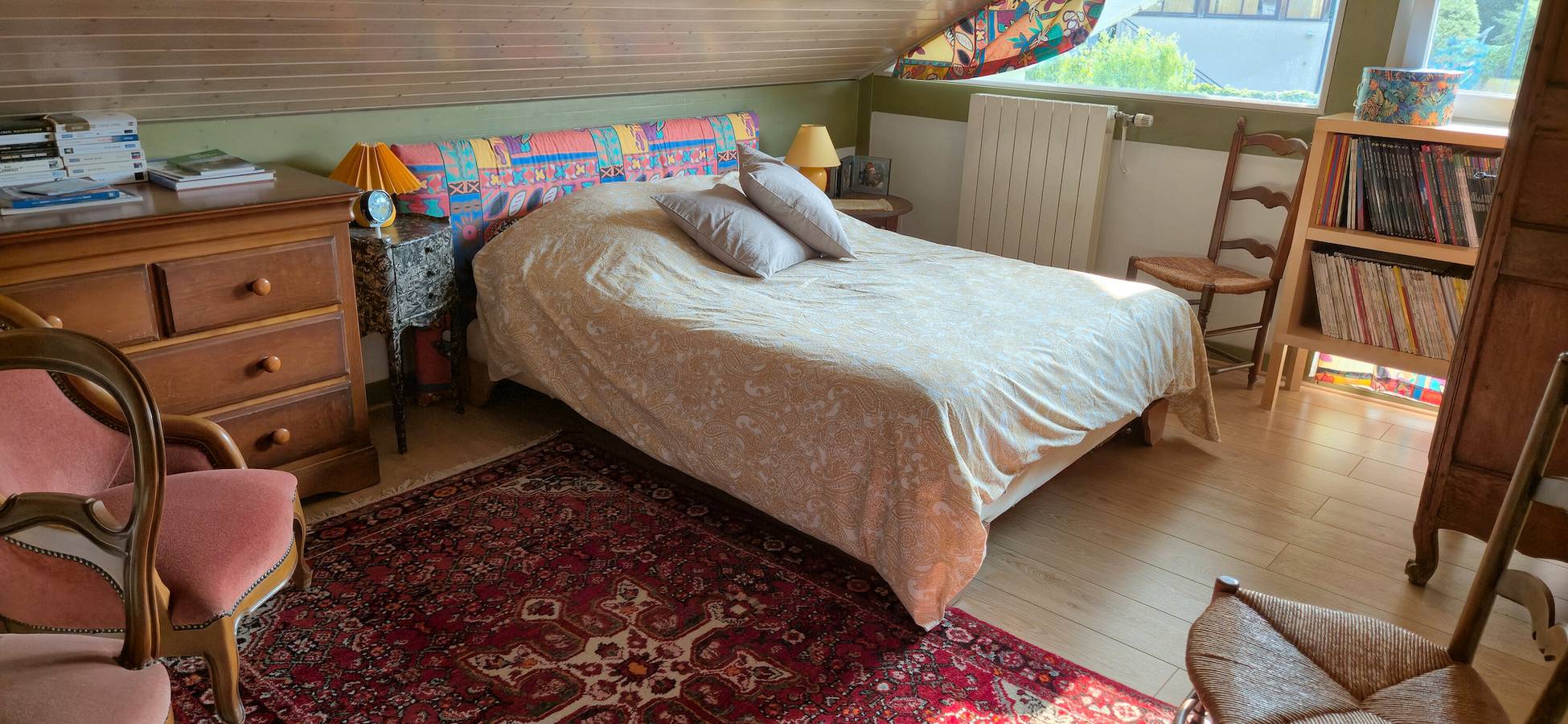 Room + Bathroom + Balcony by the Canal in Charmes, Épinal region