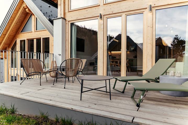 Ferienhaus für 6 Personen, mit Terrasse und Sauna in Oberwölz