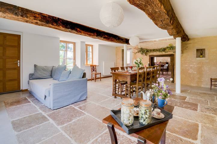 Maison de vacances pour 11 personnes, avec Balcon ainsi que Terrasse et Jardin