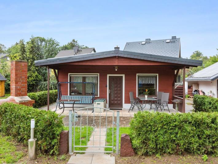 Ferienhaus für 4 Personen, mit Terrasse und Garten sowie Sauna und Seeblick in Naturpark Südharz