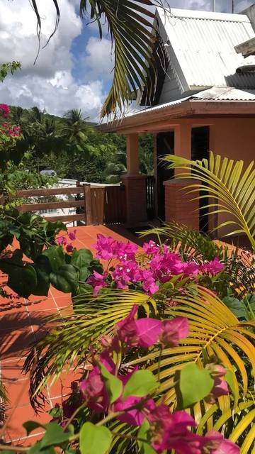 Gîte pour 2 personnes, avec terrasse en Martinique
