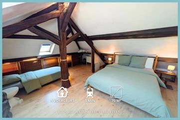 Gîte pour 5 personnes, avec vue à Pomponne