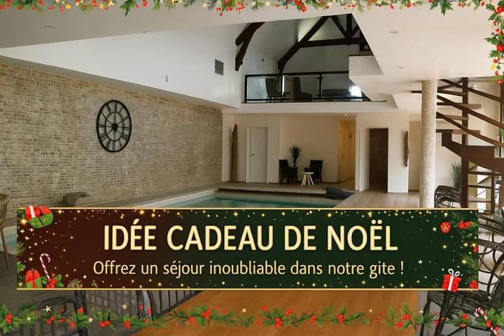 Location de vacances pour 6 personnes, avec piscine ainsi que jardin et vue à Montainville