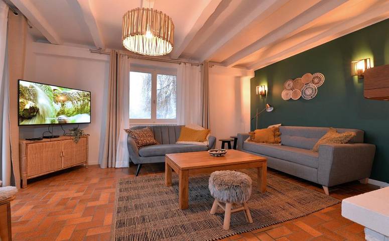 Gîte pour 6 personnes, avec jardin et vue à Labaroche
