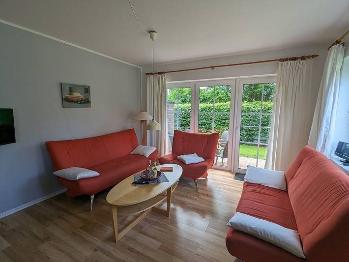 Ferienwohnung für 4 Personen, mit Terrasse und Garten