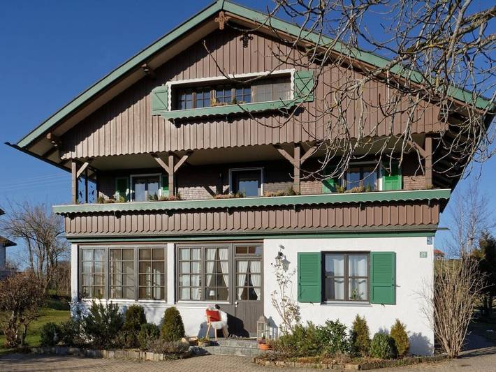 Ferienhaus für 4 Personen, mit Balkon und Terrasse sowie Sauna in Sulzberg