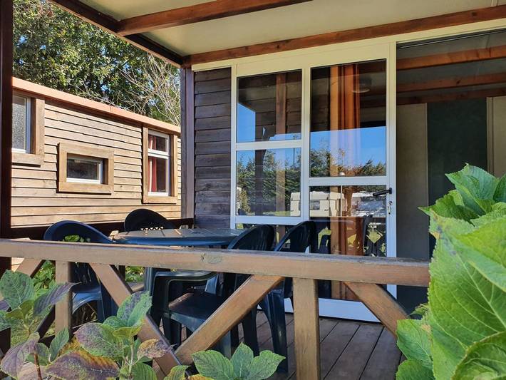 24m² Bungalow mit Terrasse - 2 Schlafzimmer für 4 Personen in Ruiloba, Kantabrische Küste