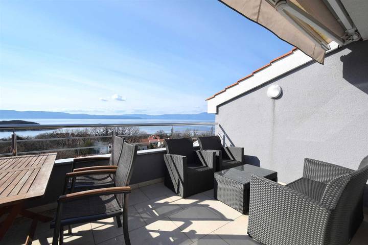 Ferienwohnung für 4 Personen, mit Balkon in Njivice - 3