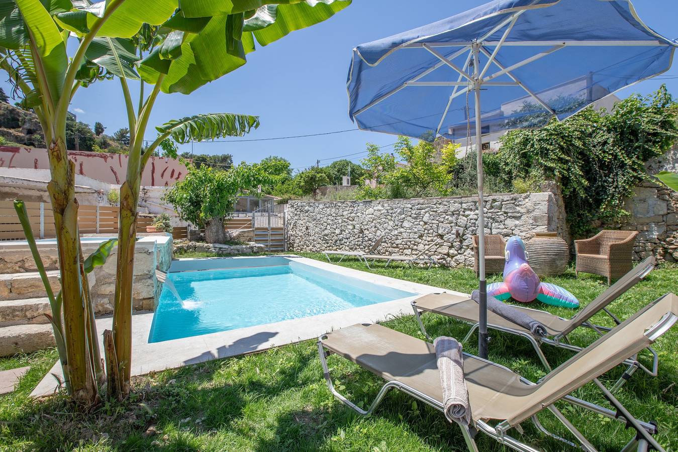 Landhaus 'Kourtsa Traditional Home mit Pool', Bergblick, Wlan & Klimaanlage in Chania und Umgebung