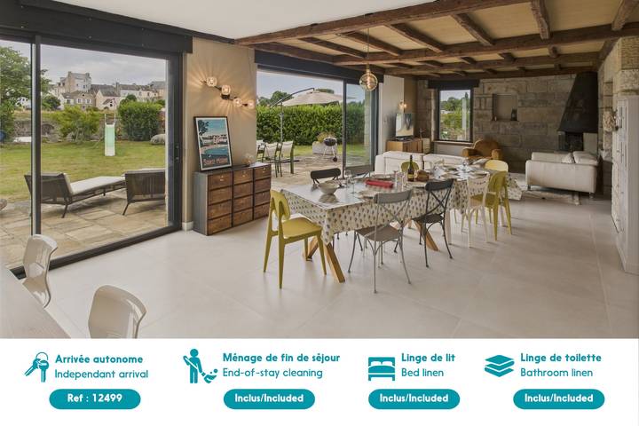 Location de vacances pour 10 personnes, avec terrasse et jardin à Pont-l'Abbé - 3