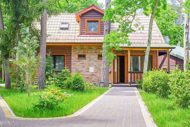 Ferienhaus für 10 Personen, mit Balkon und Terrasse sowie Garten