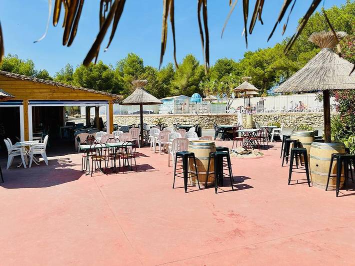 Camping La Grange Neuve - Alojamiento 2 personas - Caravana original - Vista «Réserve» - Sábanas - Toallas y limpieza incluidas - Sin baño in Sigean, Costa mediterránea (Francia)