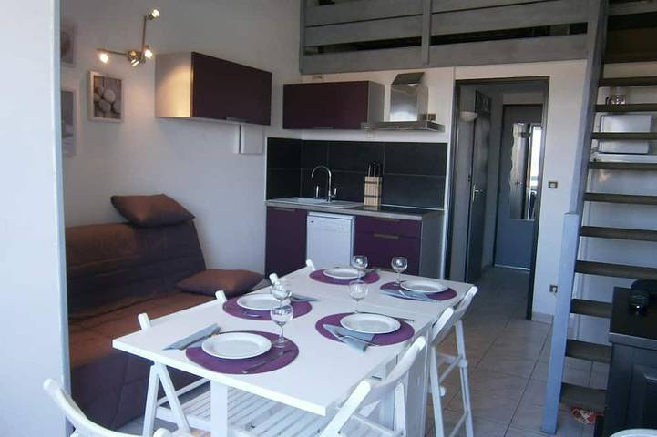 Gîte pour 5 personnes, avec piscine dans Plage du pont tournant