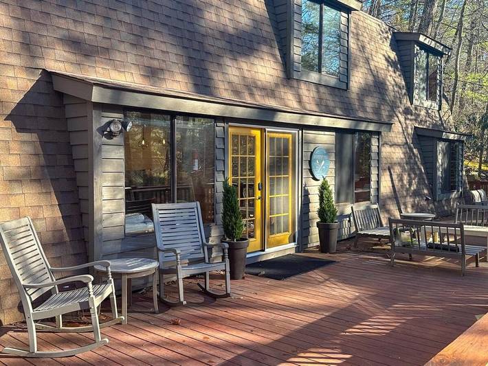 Casa de vacaciones para 9 personas, con terraza además de vistas y vistas al lago, Se admiten mascotas - 1