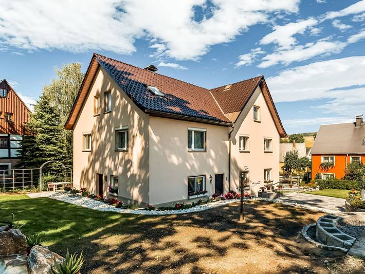 Ferienwohnung für 2 Personen, mit Terrasse in Pfaffroda