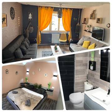 Location de vacances pour 6 personnes, avec jardin et vue à Mer