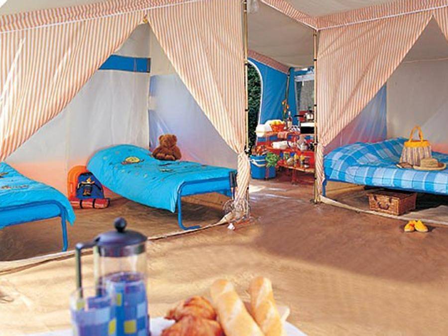 Camping Valle Gaia - Bungalow in tela 5 persone - 2 Camere da letto | 4/5 Persone | Senza bagno in Casale Marittimo, Costa degli Etruschi