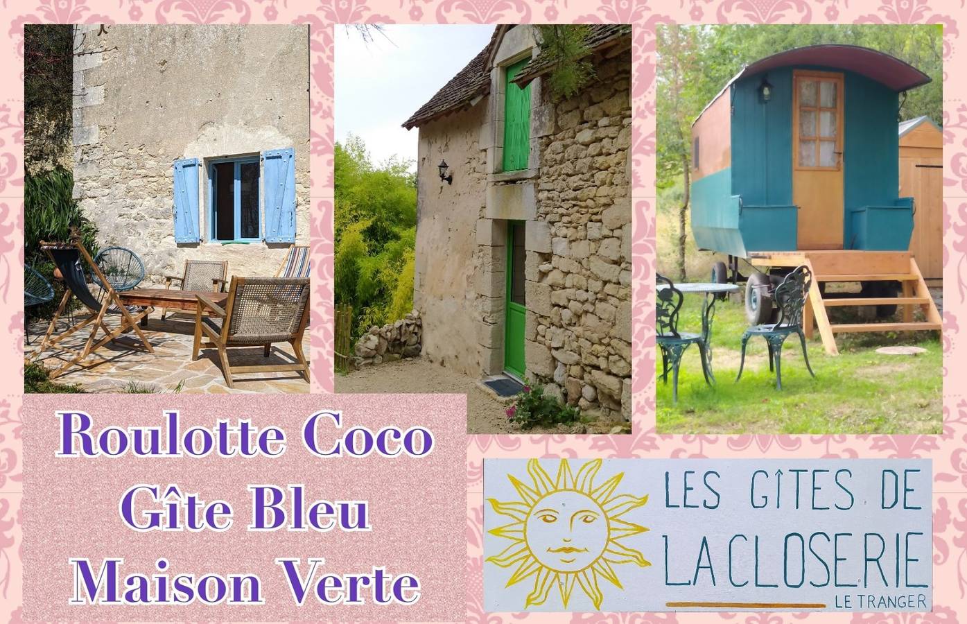 Les Gîtes de la Closerie - Maison Verte in Le Tranger, Région de Châteauroux