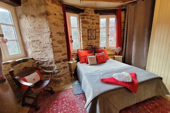 Appartement de vacances pour 2 personnes, avec jardin ainsi que jacuzzi et piscine
