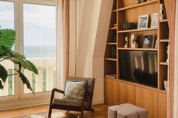 Gîte pour 4 personnes, avec Balcon et Terrasse ainsi que Piscine et Vue dans Golf d'Ilbarritz - 4