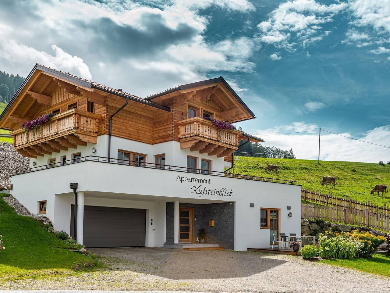 Ganze Ferienwohnung, Appartement Kufsteinblick - Appartement/Fewo, Dusche, Wc, 1 Schlafraum in Gössenberg, Schladming-Dachstein