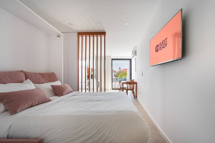 Apartamento para 2 personas, con terraza en Aveiro