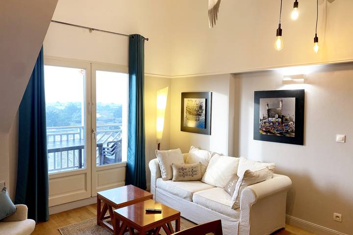 Appartement de vacances pour 4 personnes, avec Jardin